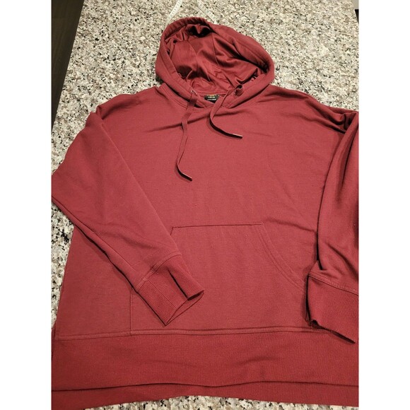 Athletic Works Other - Athletic Works Hoodie Boys L 12-14 Burgundy Pullover Hooded Pocket Sweatshirt